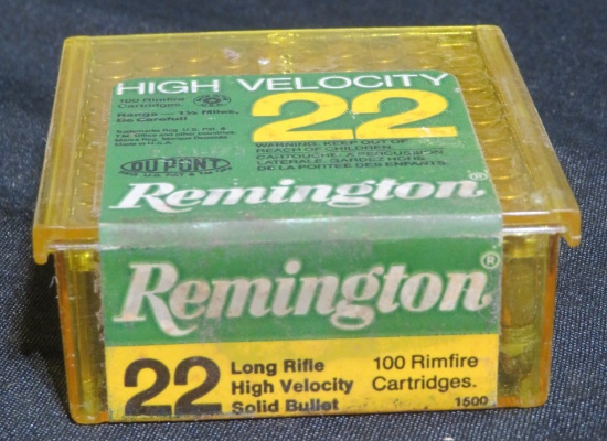 Remington .22 LR High Velocity - 100 Rounds