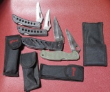 (4) Single Bladed Folding Knives