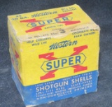 Western Super X - 20 Ga. - No. 3 Buckshot -- Vintage Box