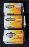 (3) Boxes of 22 Magnum Rimfire  -- 40 Grain Hollow Point