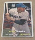 1957 Topps #55 Ernie Banks Baseball Card