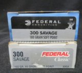 (2) Boxes of 300 Savage