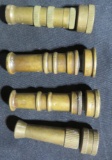 (4) Brass Hose Nozzles