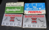 (4) Boxes of 12 Ga. 6 Shot