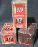 (3) Boxes of Hornady 17 HMR