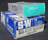 (2) Boxes of .380 Auto -- 50 Rd Boxes