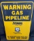 GAS PIPELINE - ADVERTISING SIGN
