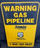 GAS PIPELINE - ADVERTISING SIGN