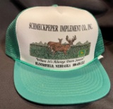 SCHMECKPEPER IMPLEMENT CO. - BLOOMFIELD, NEBRASKA - ADVERTISING HAT