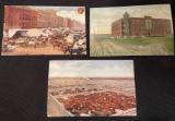 UNION STOCKYARDS & SIOUX CITY EXCHANGE BUILDING POSTCARDS