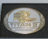 John Deere Titan II Combine -- Belt Buckle