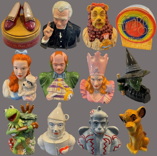 LIMITED EDITION WIZARD OF OZ COOKIE JAR AUCTION