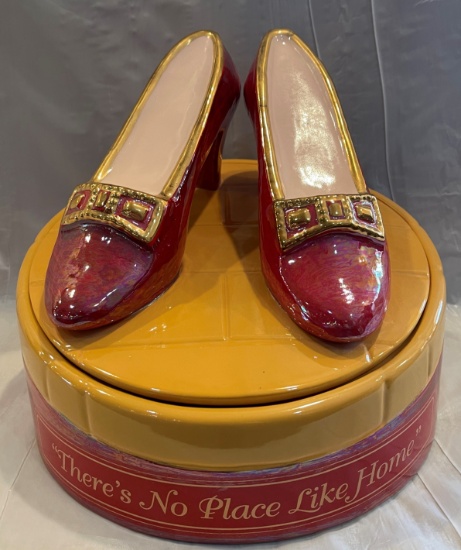 RUBY SLIPPERS - WIZARD OF OZ LIMITED EDITION COOKIE JAR