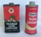 (2) TEXACO HOME LUBRICANT TINS