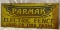 PARMAK ELECTRIC FENCE - ADVERTISING SIGN