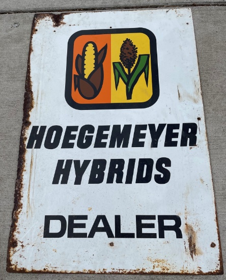 HOEGEMEYER HYBRIDS DEALER - ADVERTISING SIGN