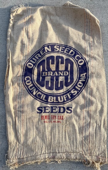 OUREN SEED CO. - COUNCIL BLUFFS, IOWA - SEED SACK