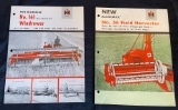 INTERNATIONAL 161 WINDROWER & No. 36 FIELD HARVESTER SALES BROCHURES