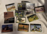 LARGE LOT OF TRACTOR COLLECTOR CARDS - MOSTLY JOHN DEERE