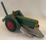 OLIVER 77 TRACTOR w/ 2 ROW MOUNTED PICKER