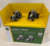 JOHN DEERE 6215R & JD 7290R - SILVER TRACTORS