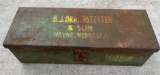 B. J. BRANDSTETTER & SON - WAYNE, NEBRASKA  - ADVERTISING JOHN DEERE TOOL BOX