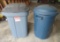 (2) Plastic Waste Cans