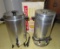 (2) Stainless Steel Coffee Makers