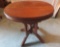 Wooden Oval Top Side Table
