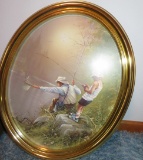 Oval Fishing Picture