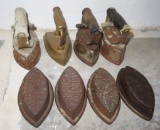 (8) Antique Irons