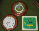 Two Clocks & Thermometer