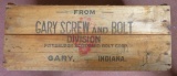 Pittsburgh Screw & Bolt Corp. -- Wood Box