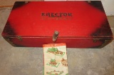 Vintage Wood Erector Set Box w/ American Hewn Building Logs