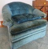 Blue Swivel Chair