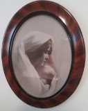 Mother and Child Oval Picture