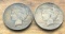 1922 & 1924 US Peace Silver Dollars