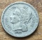 1867 United States Three Cent Nickel