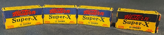 (4) Western Super X .22 Short