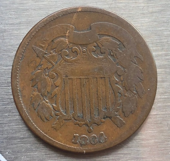 1864 United States Two Cent Piece