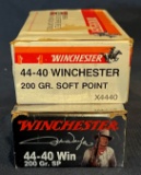 (2) Boxes of Winchester 44-40 Win