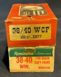 (2) Boxes of .38-40 Win