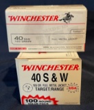 (2) Winchester .40 S&W Value Packs
