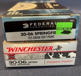 (2) Boxes of .30-06 Sprg