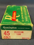47 Rds of Remington 45 Colt - 250 Gr. Lead