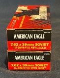 (2) American Eagle 7.62x39mm