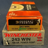 (2) Boxes of .243 Win