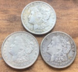 1921 P-D-S Morgan Silver Dollars