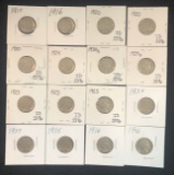 (16) United States Buffalo Nickels