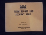 OLD MINNEAPOLIS-MOLINE ADVERTISING FARM RECORD BOOK-QUITE CLEAN